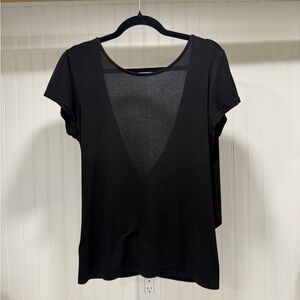 Express Open Back Dressy Tee
